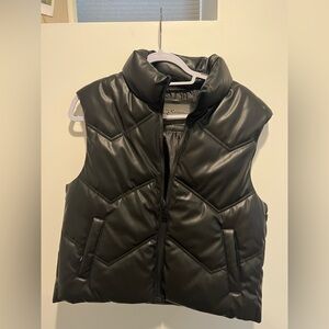 Ci Sono Charcoal Puffer Vest